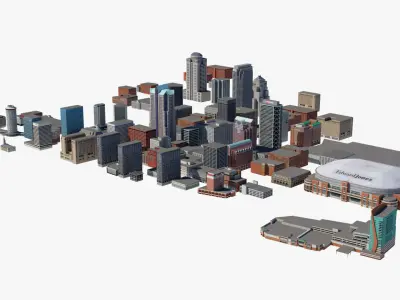 St Louis Cityscape 3D model