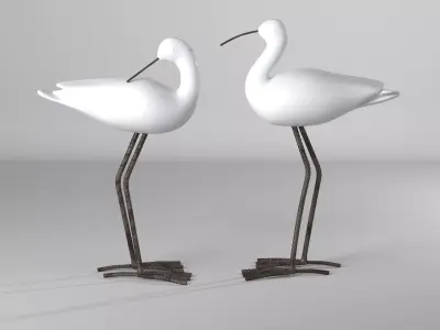  Angelena Seabirds Figurine Animal 3D model