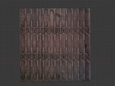 Wrought Iron Gate Scan Low-poly 3D model