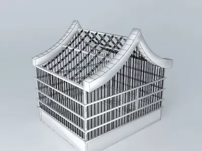 bird cage cage Free 3D model