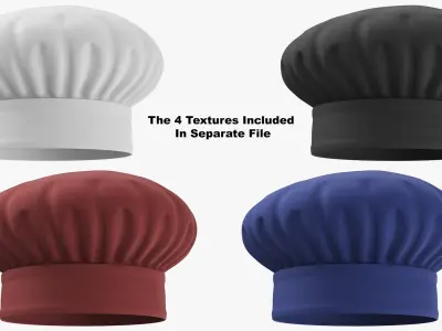 Chef Uniform And Tools Collection 3D model