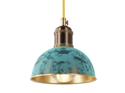 Small brass pendant light SKU 3292 Free 3D model