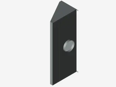 HVAC Exhaust Hood 1800x800x500 Free 3D model