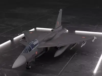 ORCA Twin Engine Low-poly 3D model