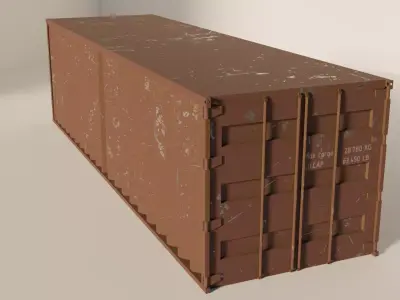 Container Free low-poly 3D model purchase