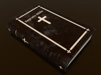  Holy Bible 3D Model  Low-poly 3D model