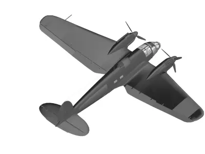 Heinkel He 111 3D model shop