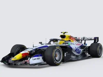 F1 Visa Cash App VICARB03 2026 Low-poly 3D model