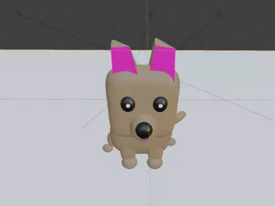my dog as a toy 3D model