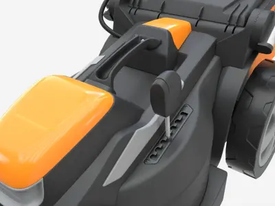 Cordless Lawn Mower Yard Force LM G34A 3D model