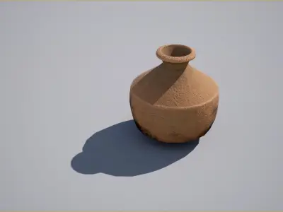 Egyptian Jar Low-poly 3D model buy