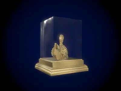 Gold Swan 3D model