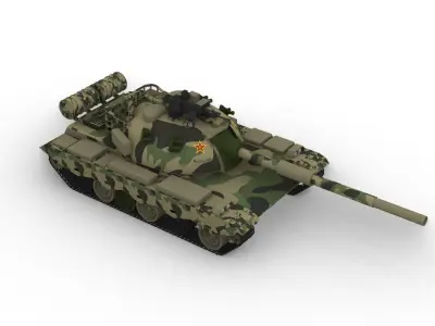 Type 88 Battle Tank 3D model