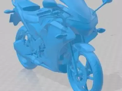 Honda CBR 125R 2011 Printable Motorbike 3D print model