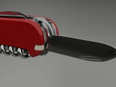 Swiss Army Knife 3D model purchase