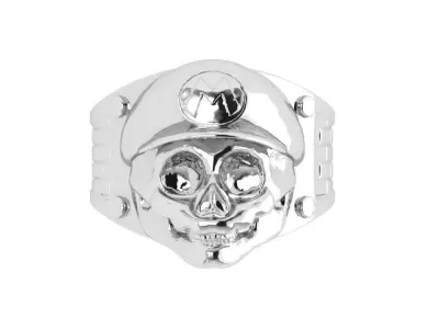 Skull Ring 3D print model