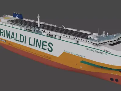 PCTC Grande Shanghai Low-poly 3D model