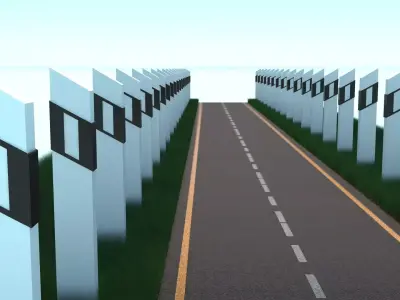Highway 3D model 2