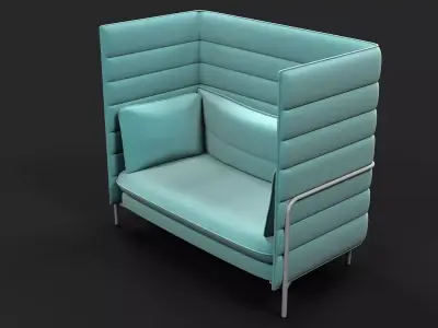 Vitra Alcove Chair 3D model