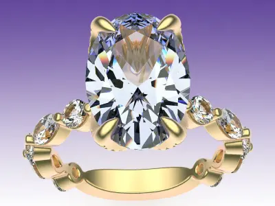 Ring Engagement Tulip 3D print model