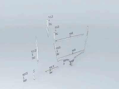 Spt 2, boat frame Free 3D model