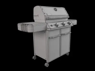 BBQ Genesis Weber 3D model