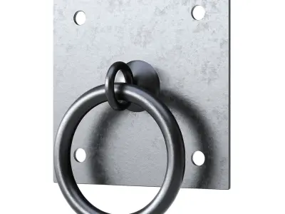 Cabinet Ring Pulls 3D model