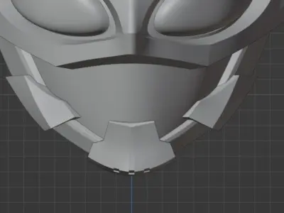 Kamen rider Geats Zombie form JAW PART ONLY 3D printable 3D print model