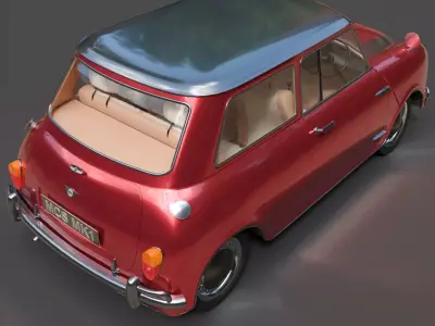 Vintage Mini Cooper S - Hyper-Detailed British Icon 3D model