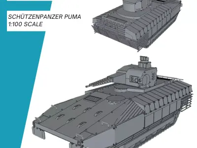 Schuetzenpanzer Puma 3D print model