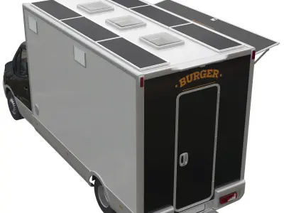 Generic Food Truck 3D model
