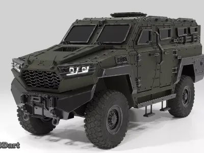 INGUAR - 3 Defence 3D print model