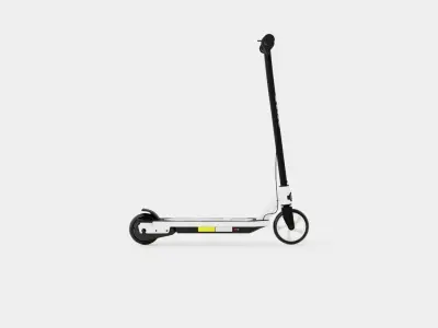 Chaos Black Kids Electric Scooter Low-poly 3D model