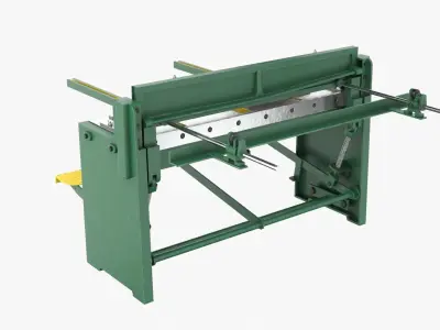 Sheet Metal Shear Low-poly 3D model