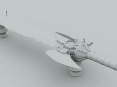 Sword model Free 3D model purchase