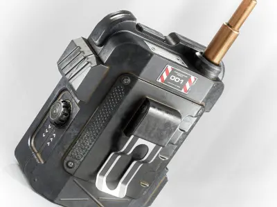 Sci-Fi Controller V16 PBR Low-poly 3D model