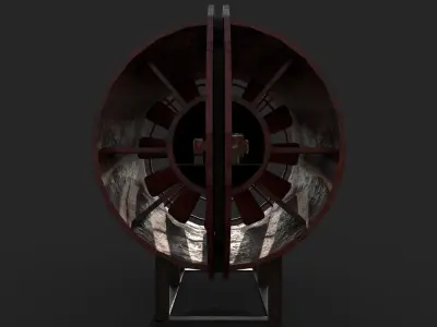 Fan for Metro Free low-poly 3D model