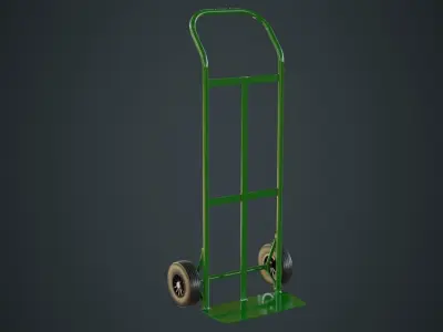 Hand Truck 4A Low-poly 3D model
