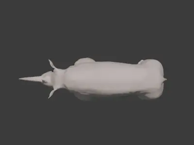 African White Rhino 3D model  3D model
