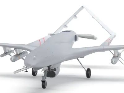 Bayraktar TB2 Ukraines Armed Forces Drone 3D model