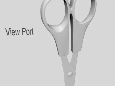 Scissors - PBR pair of Low-poly 3D model