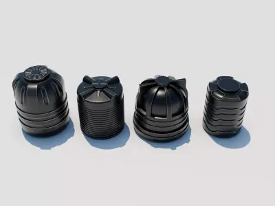 Plastic Water Tank 3D model buy