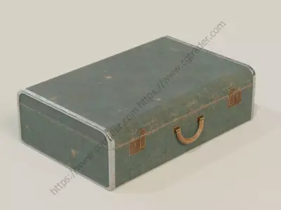 Old Suitcase Ver06 Free 3D model