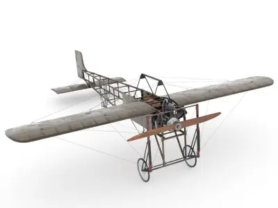  Bleriot XI Mono Airplane 