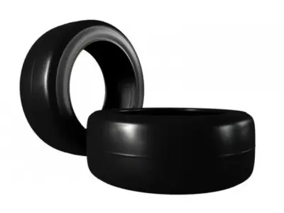 Drift Racing Tire 3D model
