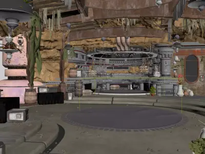 Wasteland Nexus Survival Base 3D model