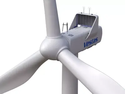 Wind Turbine Vestas V150 MW 3D model