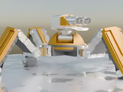 Mechanical War Robot 3D model
