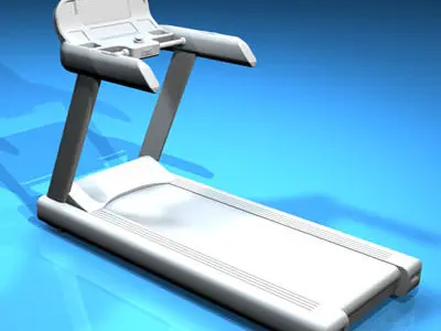 Treadmill 3D model 4