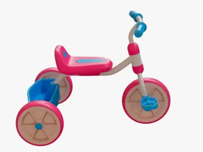 Kids Tricycle Bike 3D model